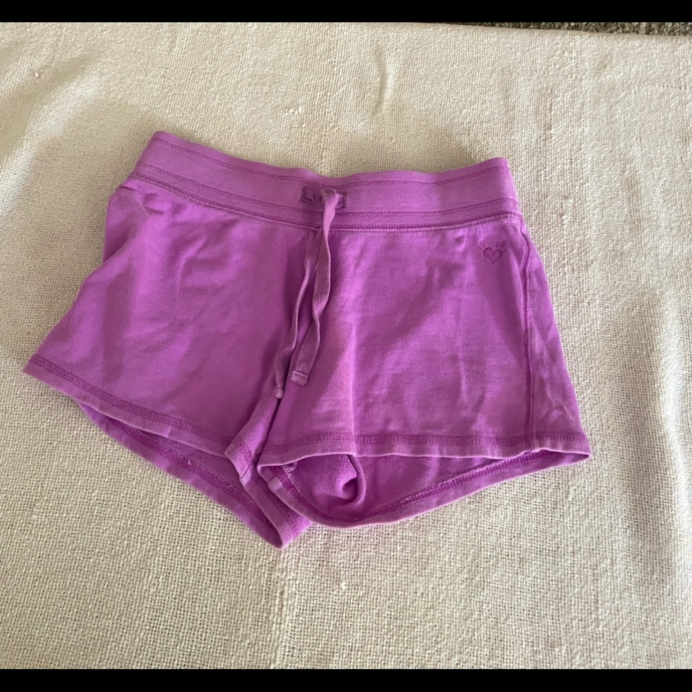 🌹- Girls pink shorts with draw string
